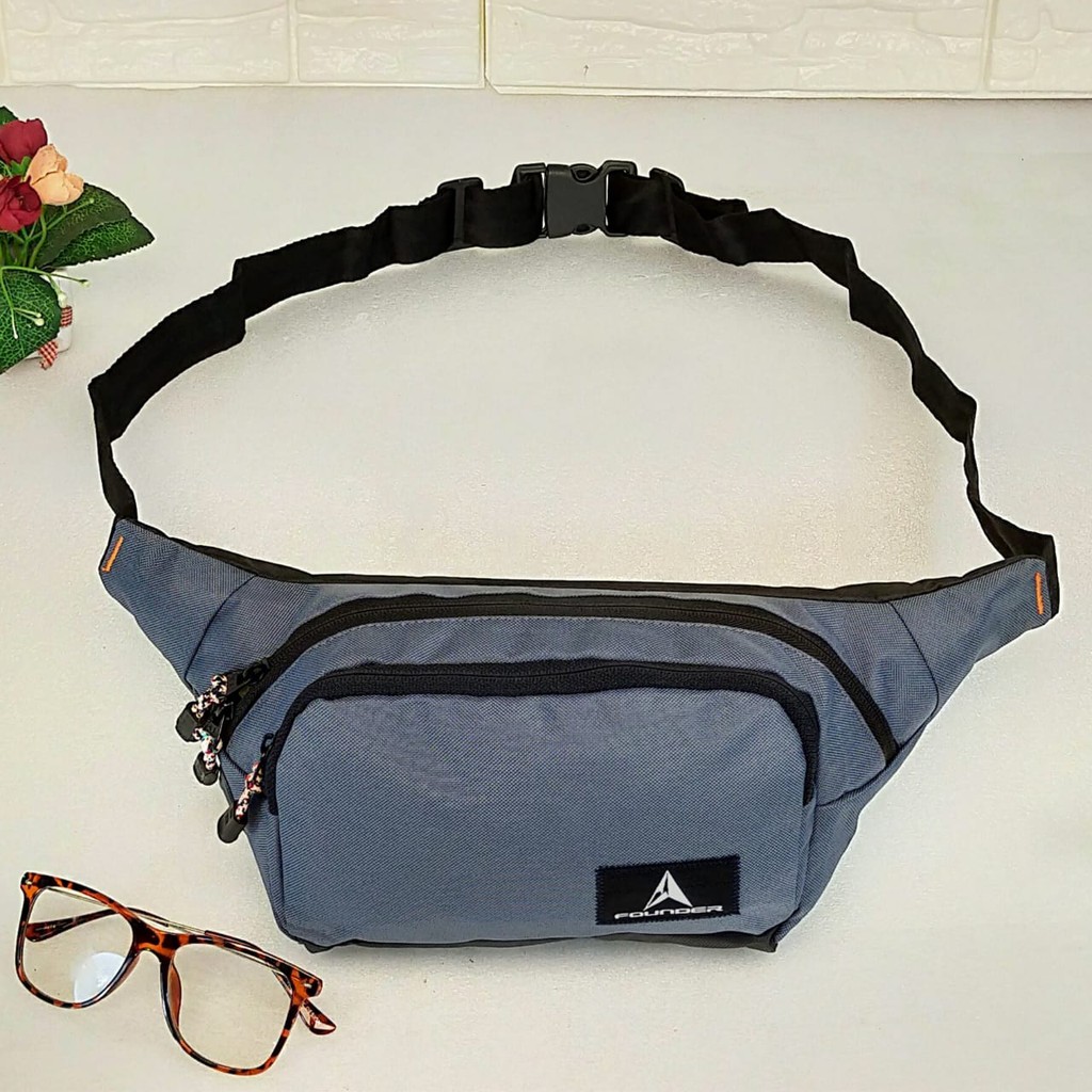 TAS PINGGANG SLEMPANG WAISTBAG parasut PRIA/WANITA AL-010