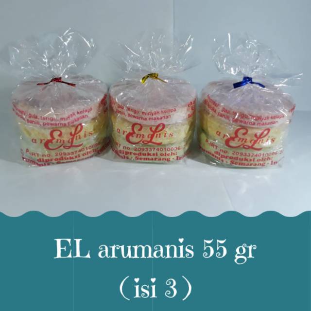 

EL arumanis 55 gram (isi 3)