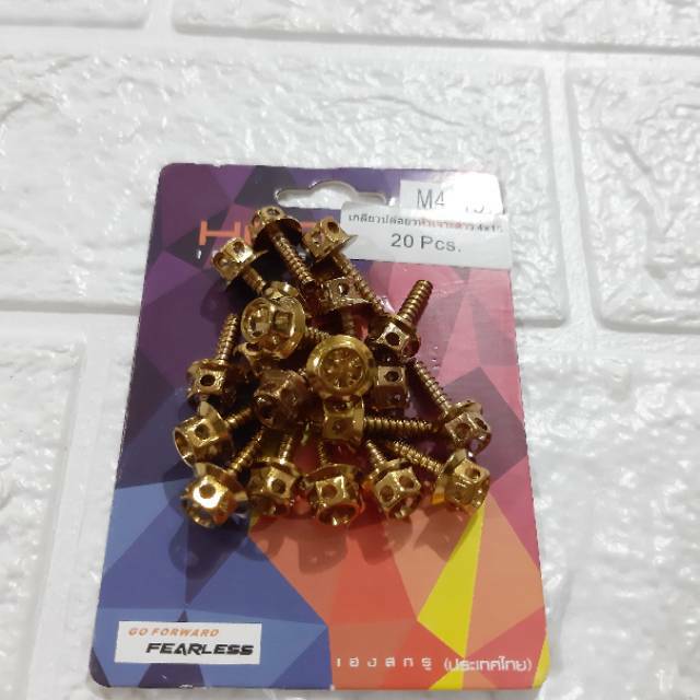 BAUT PROBOLT BODY HONDA FLOWER GOLD ORIGINAL HENG BEAT VARIO SCOOPY PCX DLL