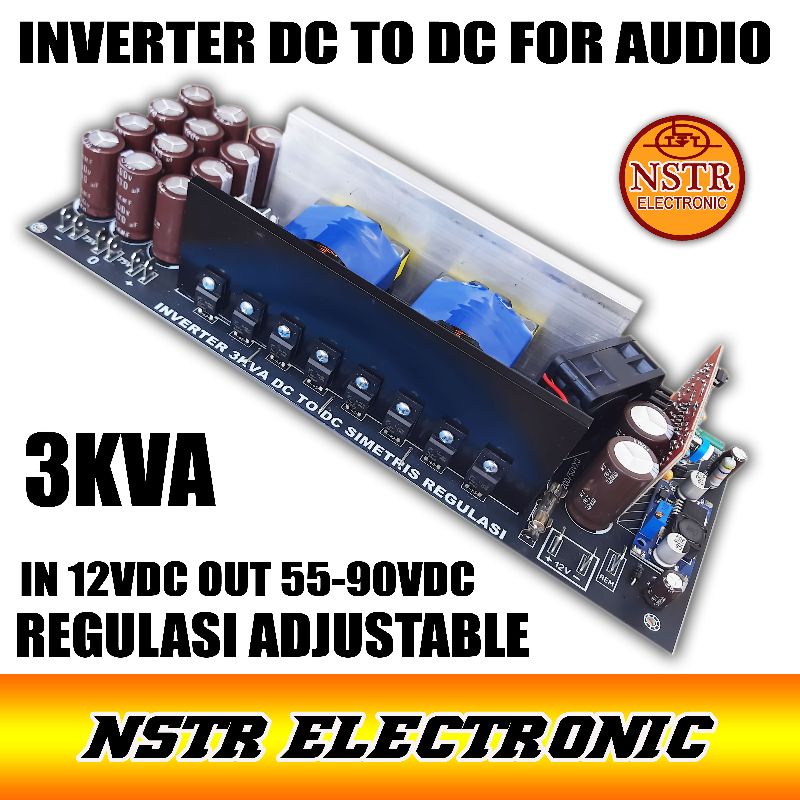 inverter 3kva dc to dc adjustable regulasi