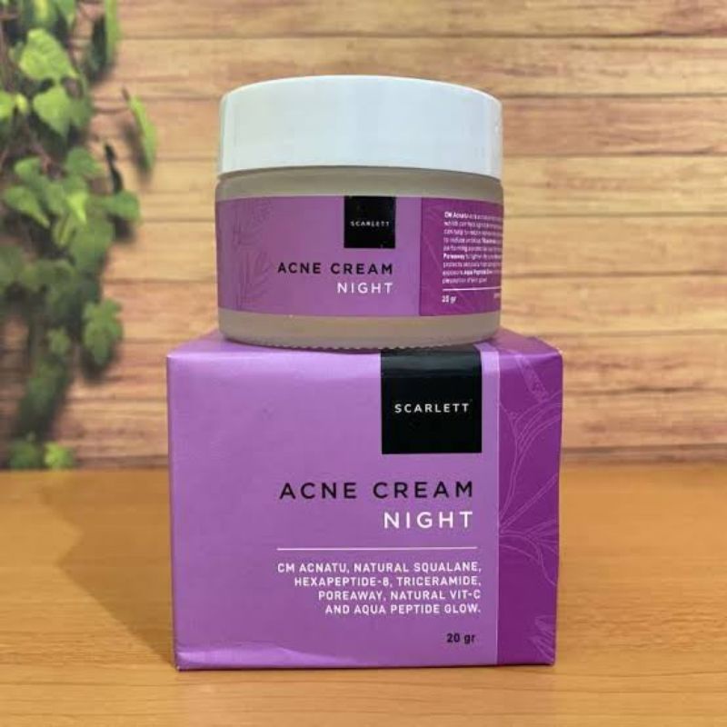 SCARLETT NIGHT CREAM ACNE