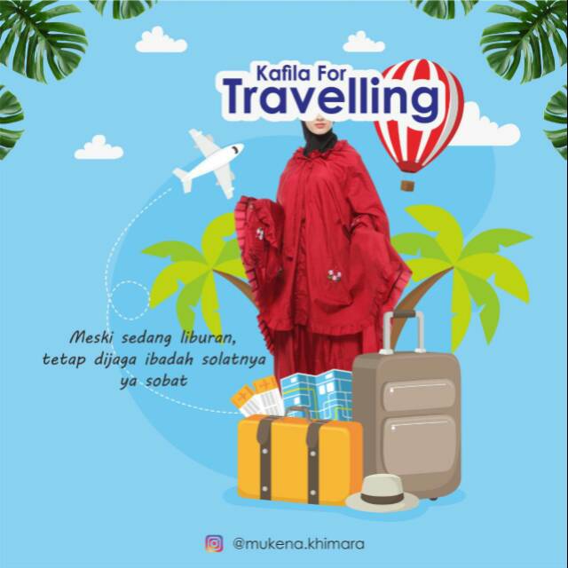 Mukena Parasut KAFILA / Mukena parasut tanpa kepala