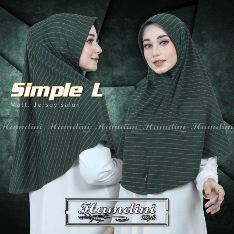 Jilbab Khimar Maryam Simple L Salur Kode 023 Ori Hamdini-5