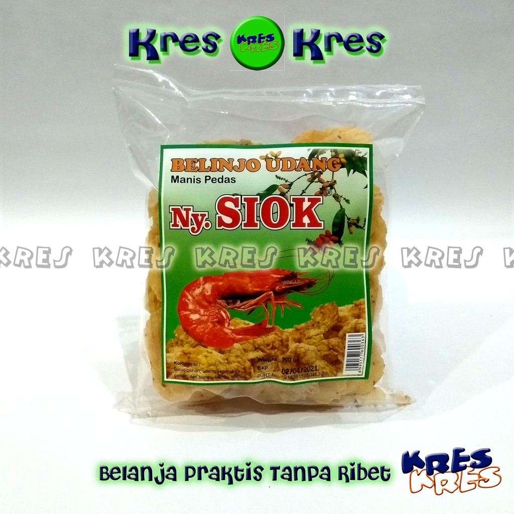 

KRES - Ny Siok Belinjo Udang Pedas Manis Blinjo - 300gr