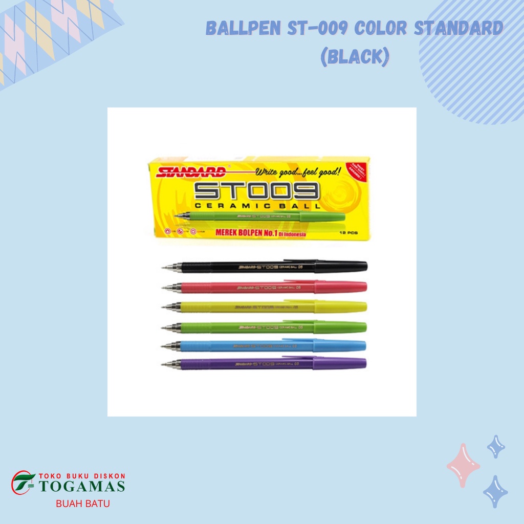 

BALLPEN ST-009 COLOR STANDARD (BLACK)