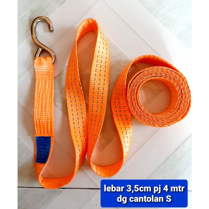 tali krek rachet tie down trek belt talinya saja lebar 1,5 inch / 3,5 cm panjang 6 mtr