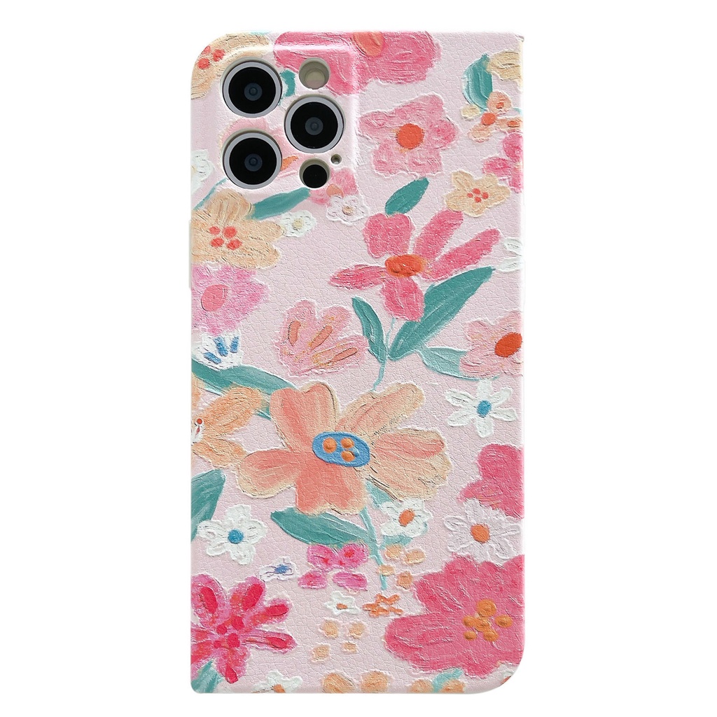 Flower Pattern Casing IPhone SE X XS  12 12promax 7 8Plus  XR XSMAX Cute 11 11pro 11promax Soft Silicone Phone Case Yhh8