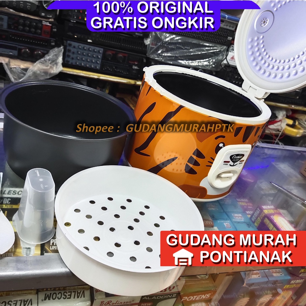 Ricecooker Cosmos CRJ 3307 T Motif Tiara si Harimau FABELIA magicom penanak nasi