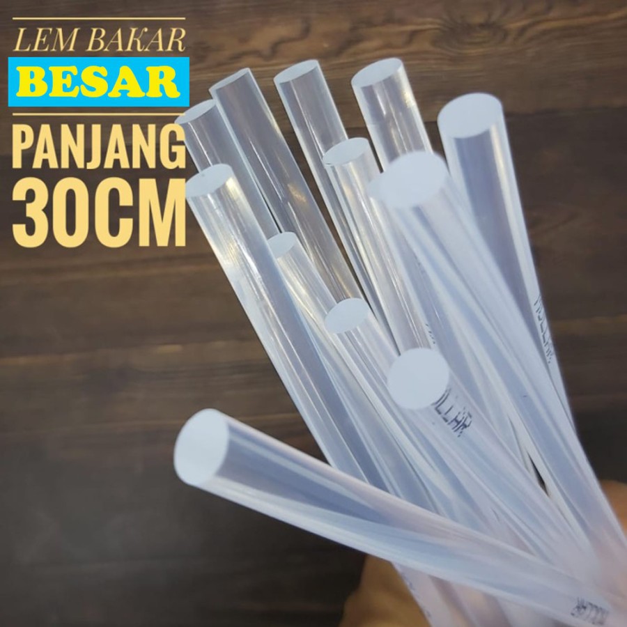 

MOLLAR LEM GLUE STICK 30CM - LEM BAKAR BESAR PANJANG 30cm