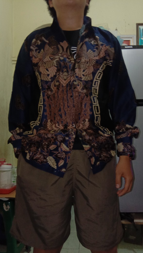 Size M L Xl Xxl Bswart Batik Hrb026 Kenongo Hem Pendek Padi Pekalongan M L Xl Batik Pria Murahl