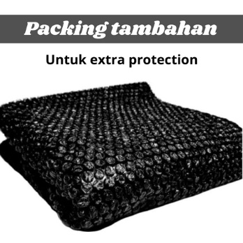 

Tambahan Bubble Wrap Untuk Tambahan Keamanan Saat Pengiriman