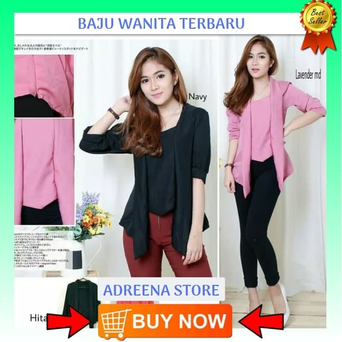  Baju  Blouse Wanita  Terbaru Jual Baju  Gamis Muslim Blouse 