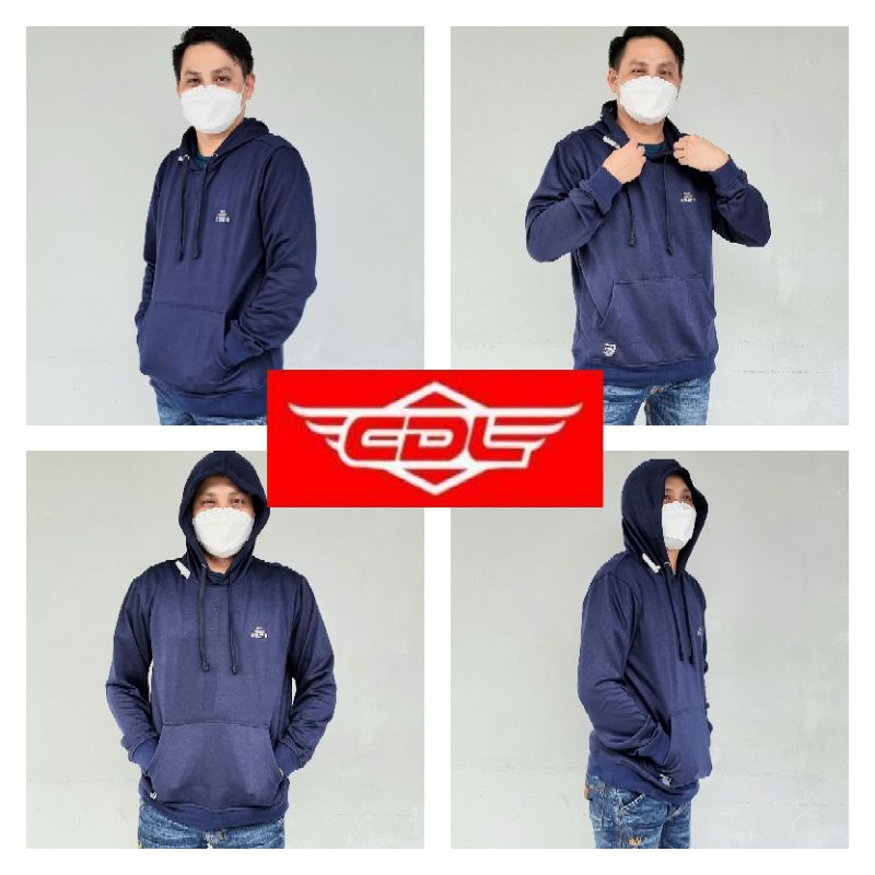 Sweater Hoodie CDL By Cardinal Unisex 5 warna M/L/XL tanpa restleting
