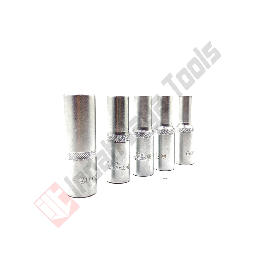 MAXPOWER Sock Deep Wall 8 9 10 11 12 13 14 mm Kunci MATA SOK PANJANG