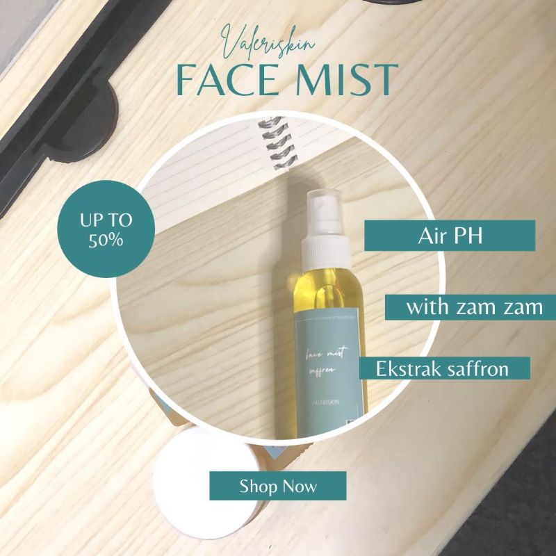 FACE MIST SAFFRON [YUURA.CO] / Face Mist Saffron BPOM / Face Mist Saffron Zamzam / Face Mist Saffron