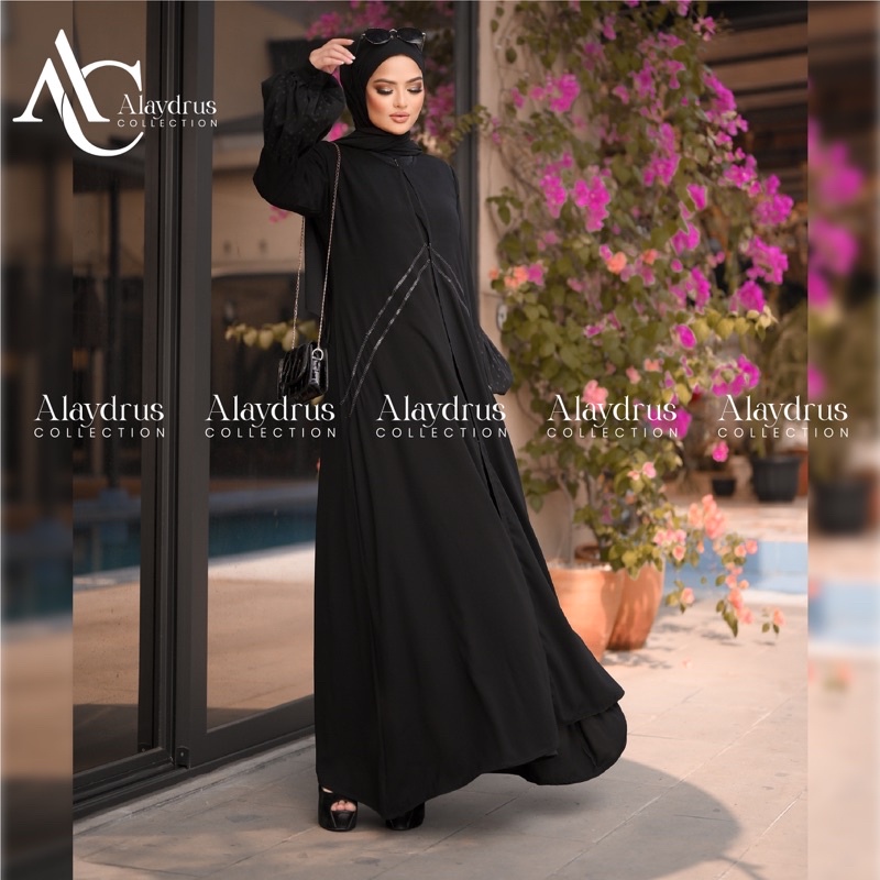 Abaya Gamis Maxi Dress Busana Muslimah Gamis Arab Saudi 863