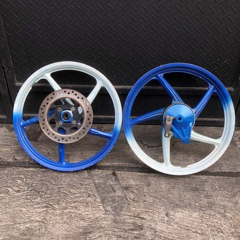 Velg Racing Palang 5 Lima Set Depan Belakang Supra X 125 Fit Revo Absolute Blade Kharisma Old Fit s 