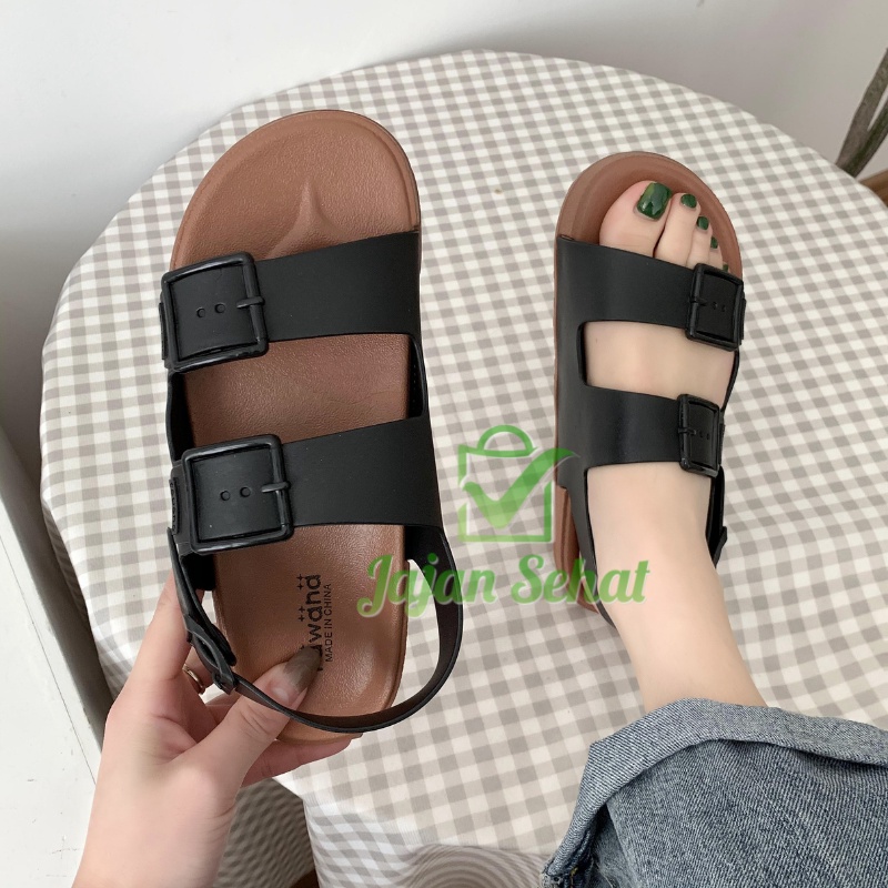 Sandal Tawana Casual Double Strap Sendal Wanita Tali T4-2021