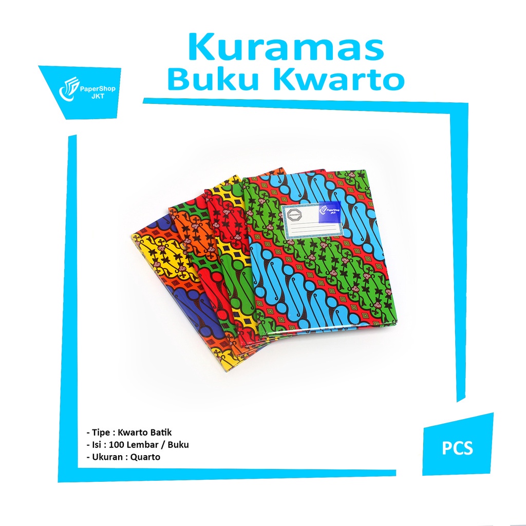 

KURAMAS - Buku Kwarto Hard Cover 100Lembar - Pcs