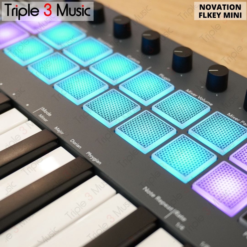 Novation FLKey Mini 25 Key FL Studio Midi Controller Mini Keyboard