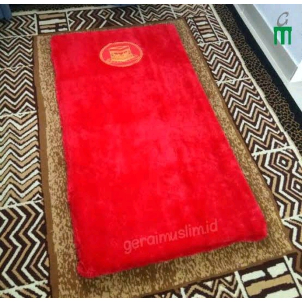 SAJADAH BULU RESFUR  PREMIUM TEBAL MURAH PROMO SAJADAH SHOLAT Ukuran 60x120 cm