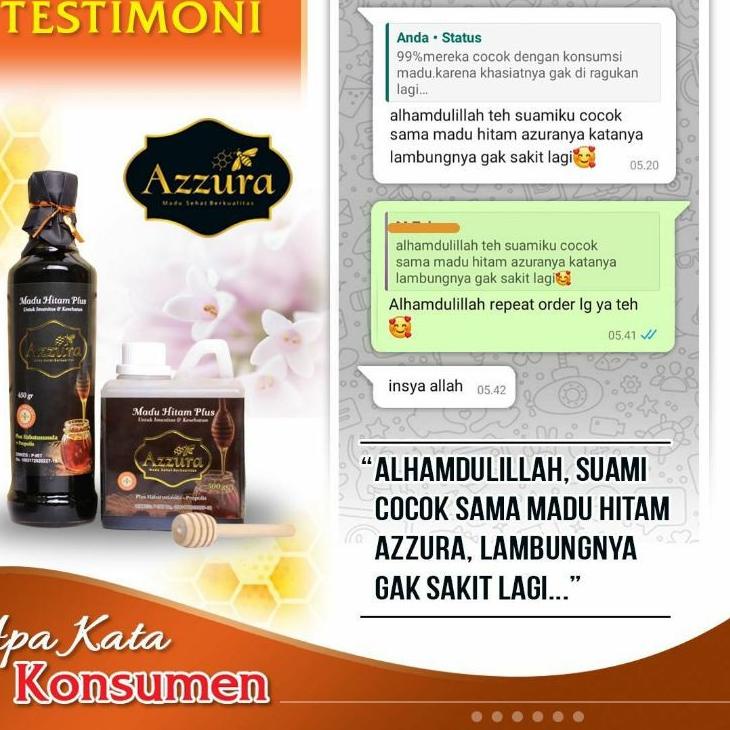 

Serba Murah Madu Azzura - Madu Hitam Pahit Plus Propolis Habatussauda o44☋