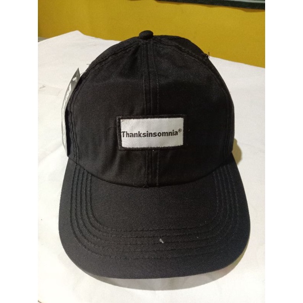 Topi Thanksinsomnia Warna Hitam Distro