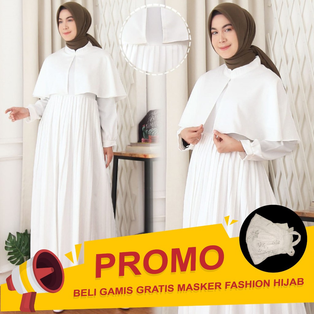 Gamis Eliza Gamis Wanita  Terbaru Gamis Putih  Gamis 