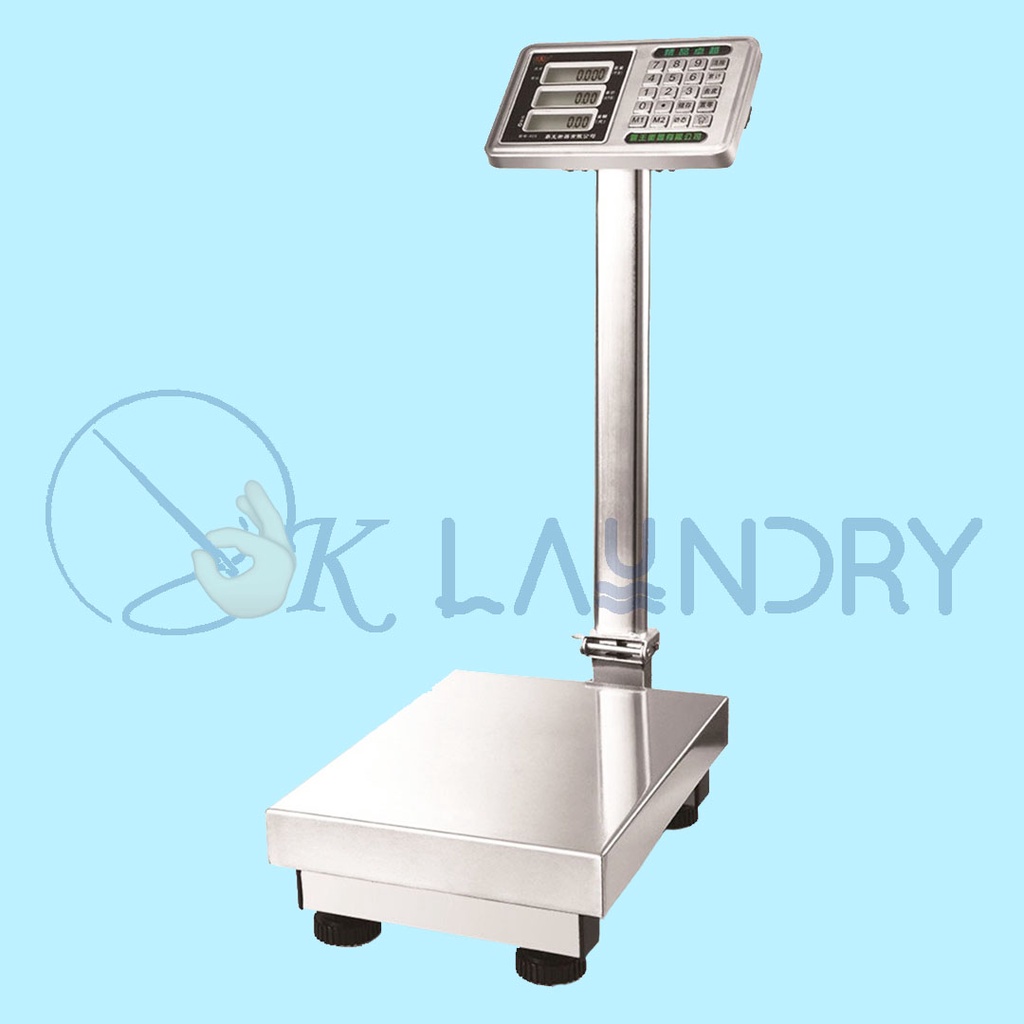 Timbangan Berat Digital 150 Kg / Timbangan Duduk Digital ( Stainless )