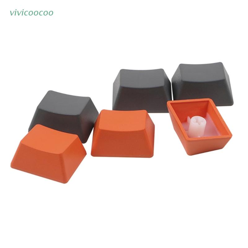 Vivi 6pcs Keycap Tombol Keyboard Gaming PBT OEM Profile R1 1.25U