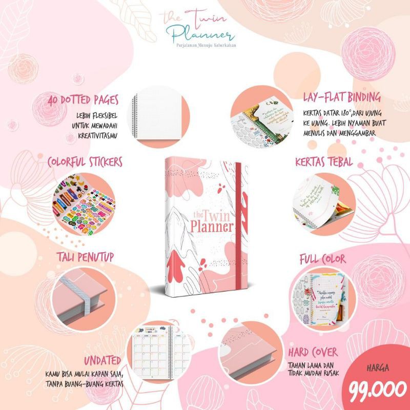 

twin planner - planner muslimah - aqwam