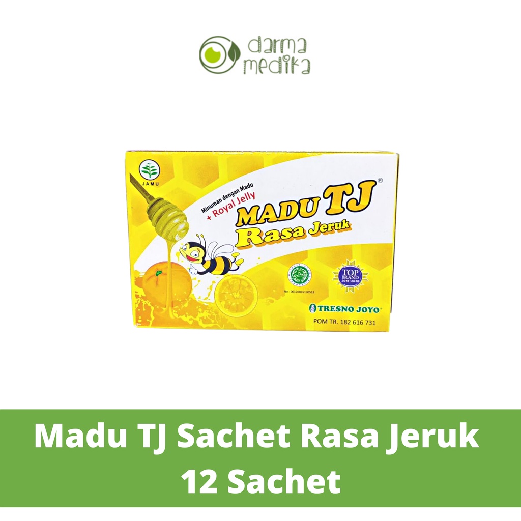 Tresno Joyo Madu Tj Sachets rasa Jeruk box isi 12 sachets