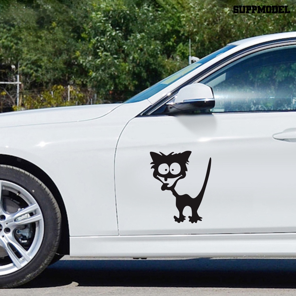 Stiker Motif Kucing Lucu Anti Air Untuk Dekorasi Mobil