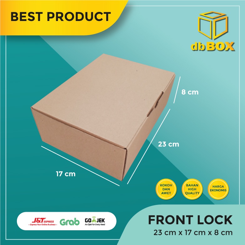 

(10pcs) Kardus 23x17x8 cm....Die Cut kotak aksesoris-dll model box pizza