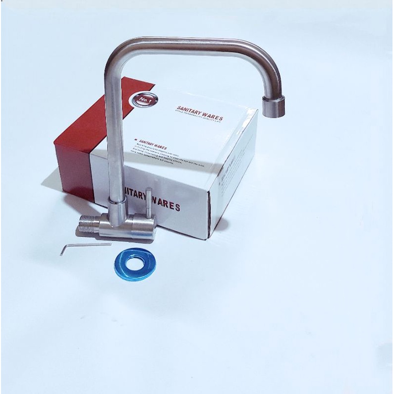 keran sink / keran angsa model segi stainles sus 304