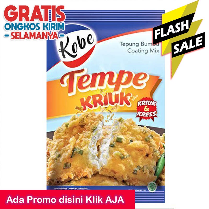 

KOBE TEPUNG BUMBU TEMPE KRIUK 70GR