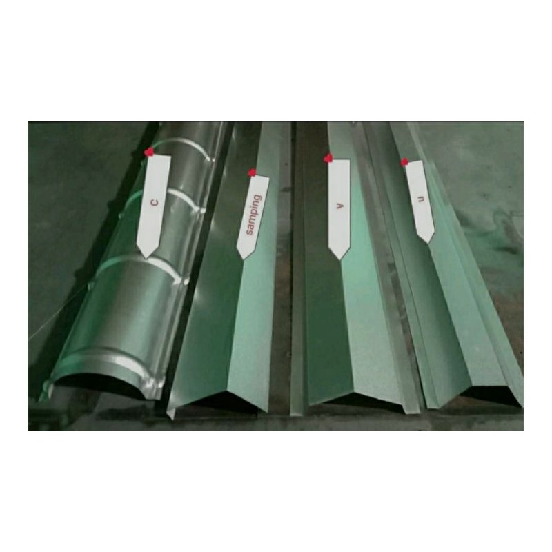 Nok genteng metal polos