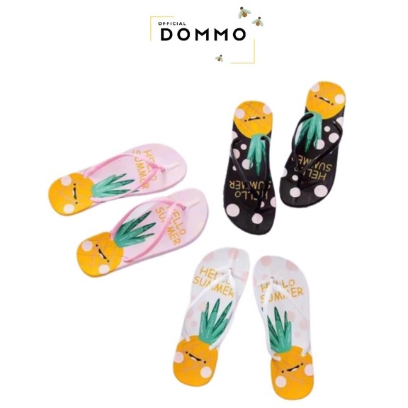 [LOKAL] DOMMO - D5012 SENDAL NANAS HARGA SPECIAL SANDAL JEPIT PINEAPPLE NANAS