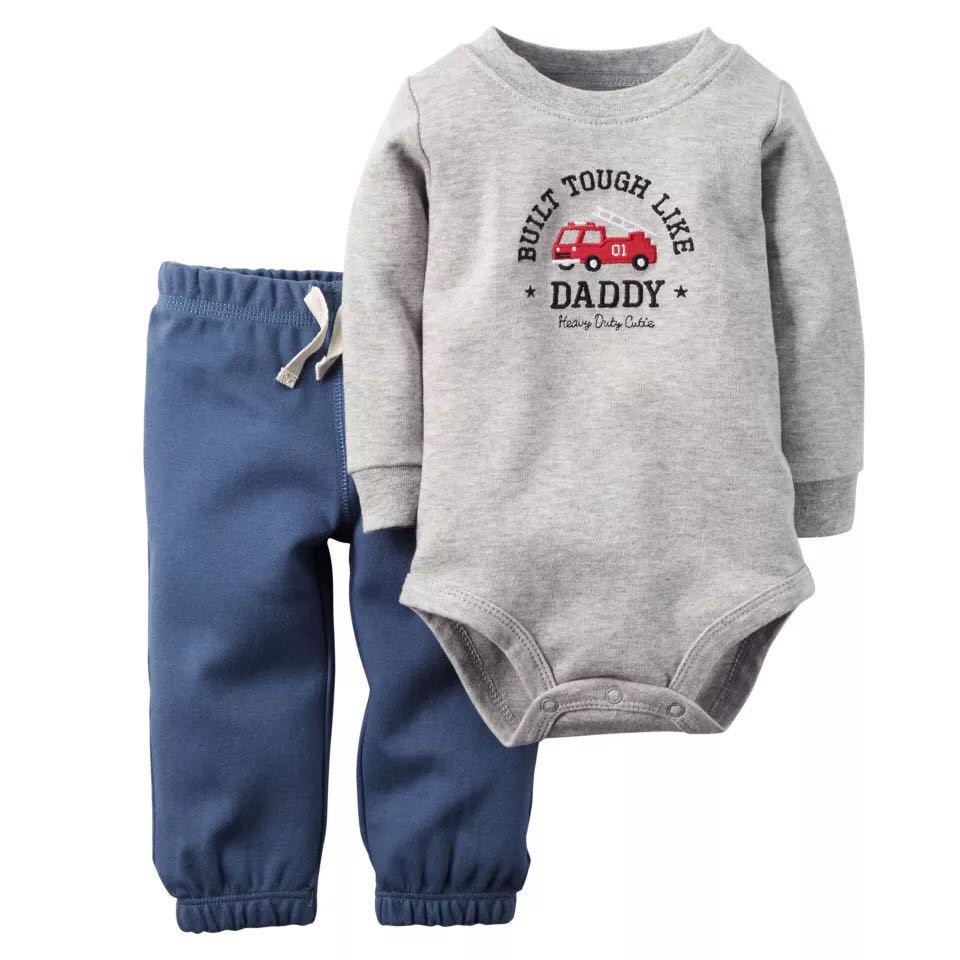  Jumper Bayi CARTER  CARTERS  Set 2 in 1 lengan panjang dan 