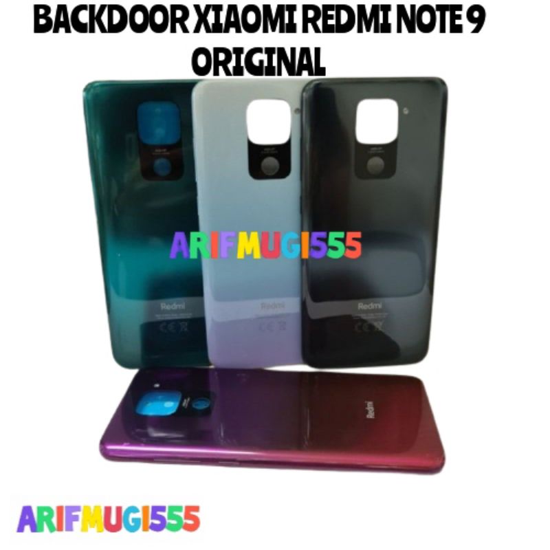 Backdoor Back Cover Kesing Casing Housing Tutup Belakang Xiaomi Redmi Note 9