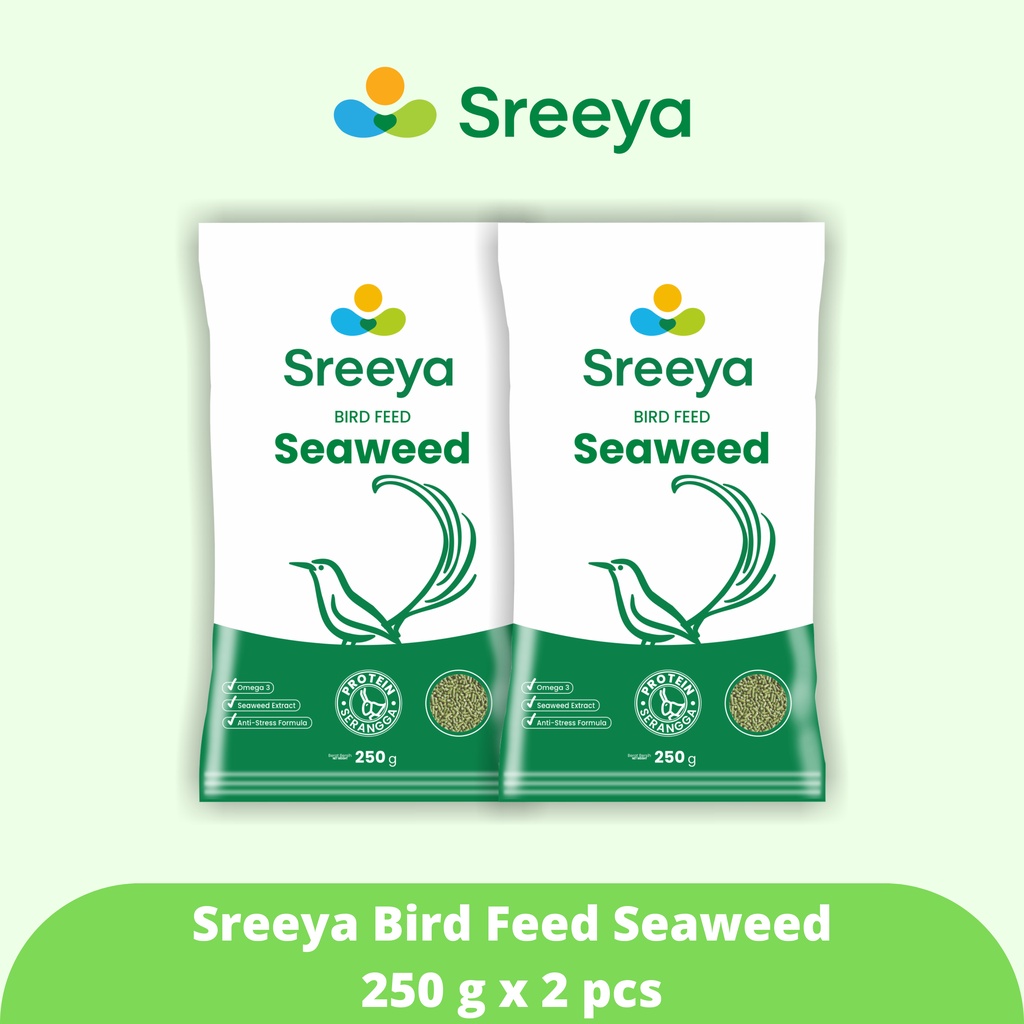 Sreeya Bird Feed Seaweed 250 g x 2 pcs