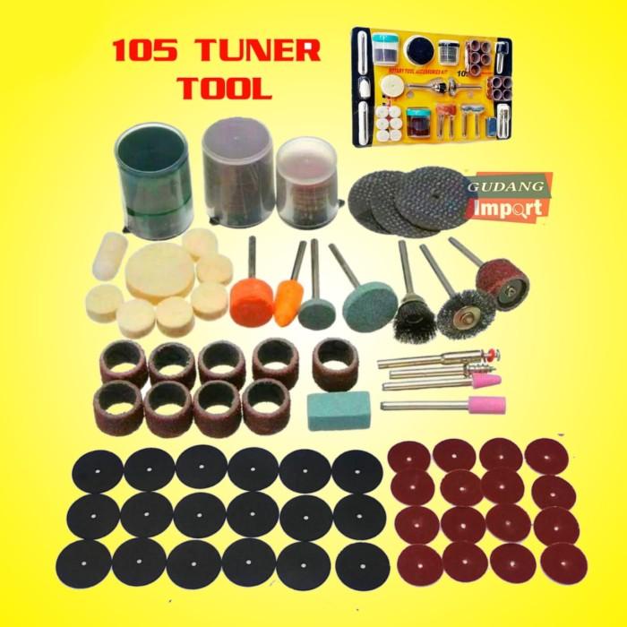 Cova Mata Bor Tuner Cuner Mini Cutting Wheel Mata Gerinda Mini Poles 105Pcs