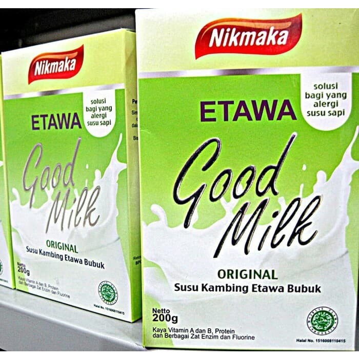 

Ee5041F10 Nikmaka Good Milk Susu Kambing Bubuk Rasa Original 6Gggdddv