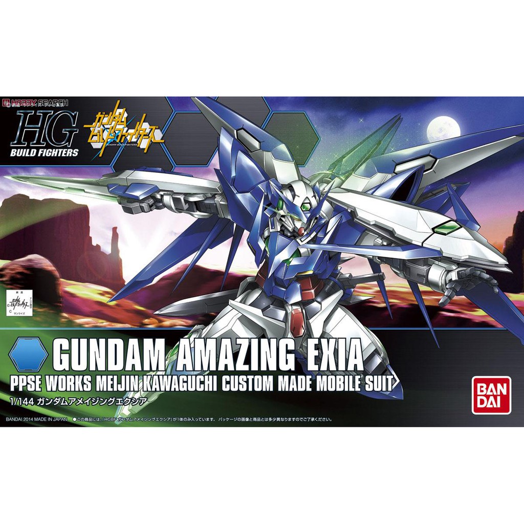 Gundam HGBF 016 Amazing Exia HG Amazing Exia Ori Bandai Model Kits Gunpla