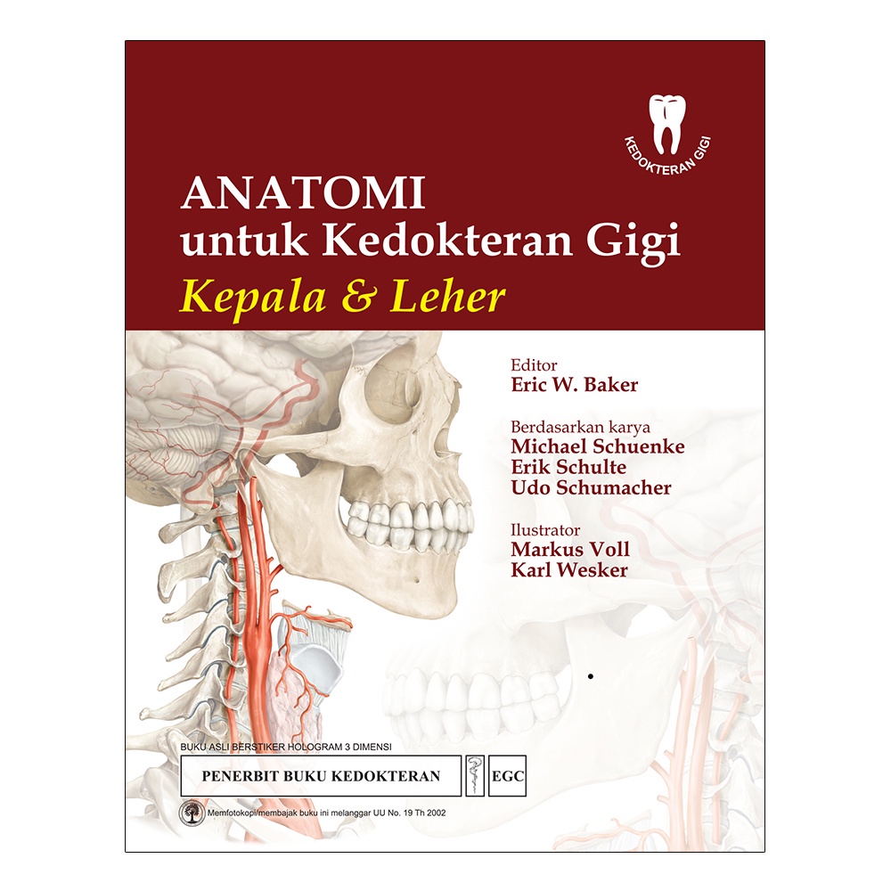 NEW ORI Anatomi Untuk Kedokteran Gigi Kepala & Leher