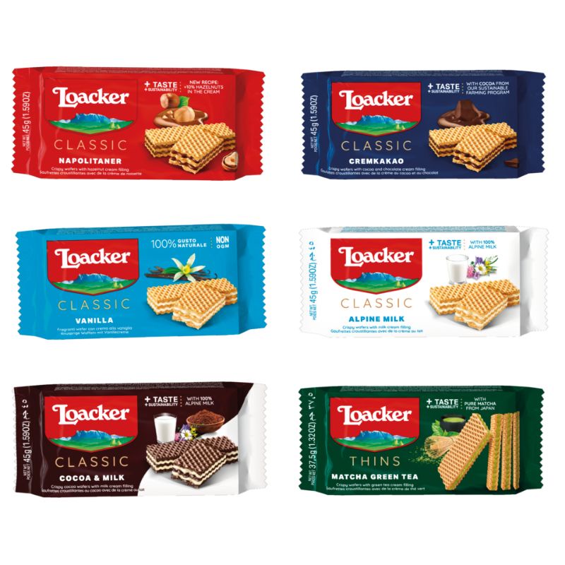 

LOACKER Classic Wafer Biscuit 37gr - Biskuit Wafer LOACKER