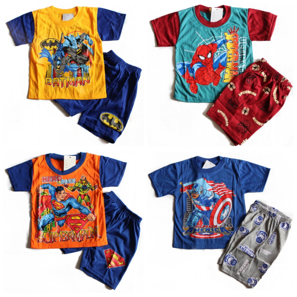 KUROSHIRO SETELAN ANAK  LAKI LAKI 0 9 TAHUN PENDEK 