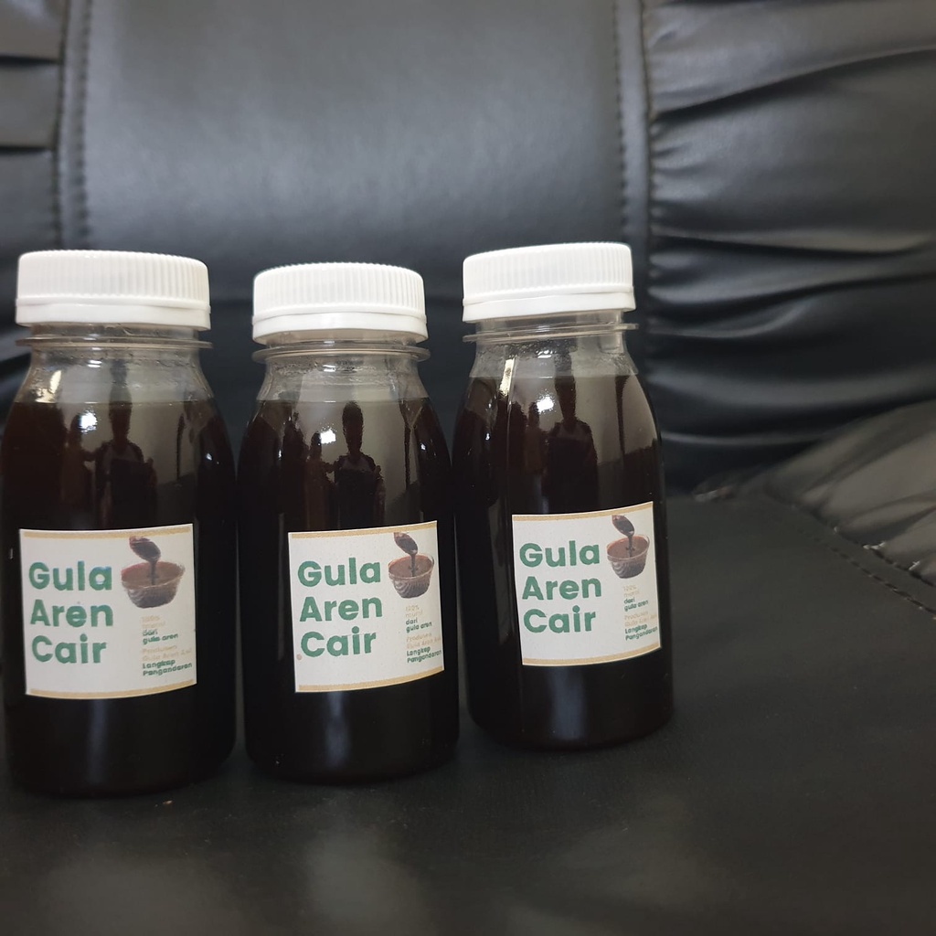 

KUKURING Paket 5 Botol Gula Aren Cair Murni - Paket souvenir travel mudah di bawa botol 80ml