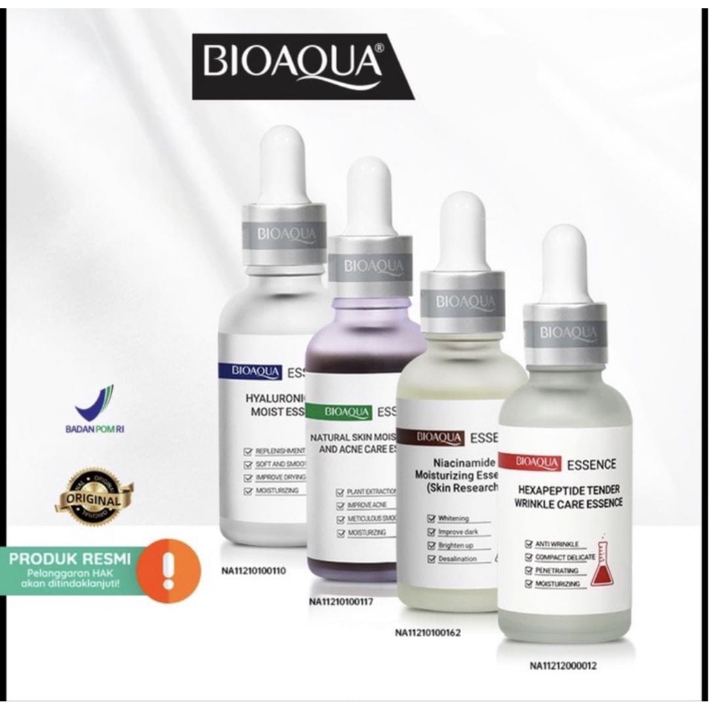 BIOAQUA Serum Moisturizing Essence 30ml Niacinamide/Hyaluronic Acid/Acne Care