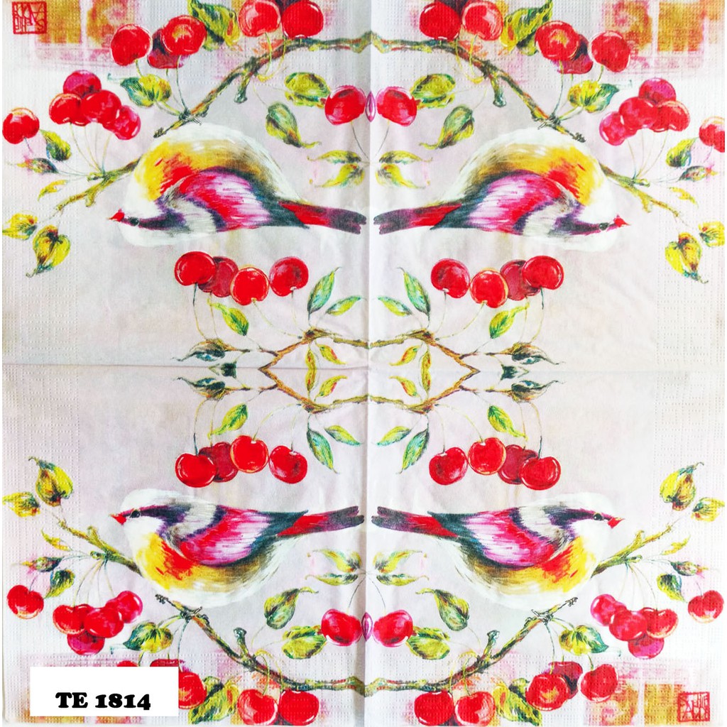 TISU NAPKIN  DECOUPAGE EROPAH 33X33 CM TE1814  TTS